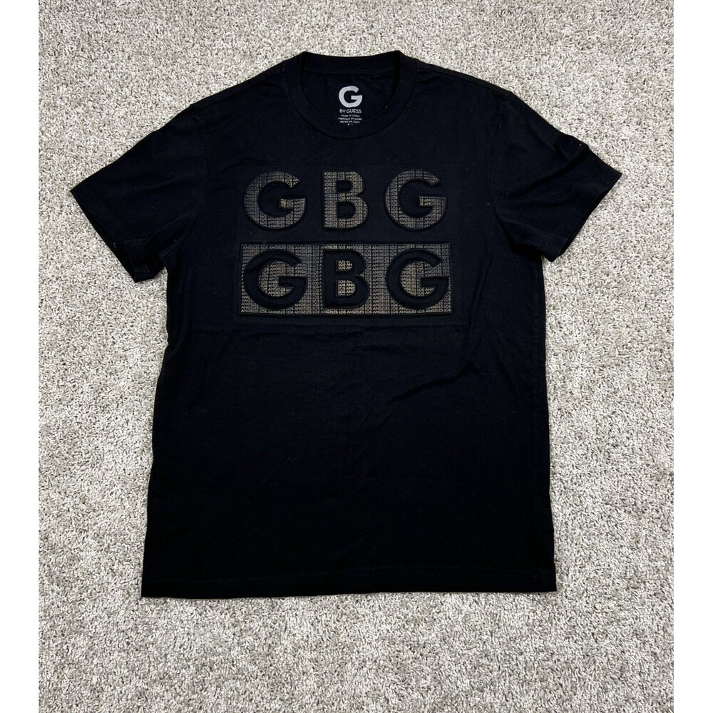 Men’s G by Guess BLACK T SHIRT Size MEDIUM